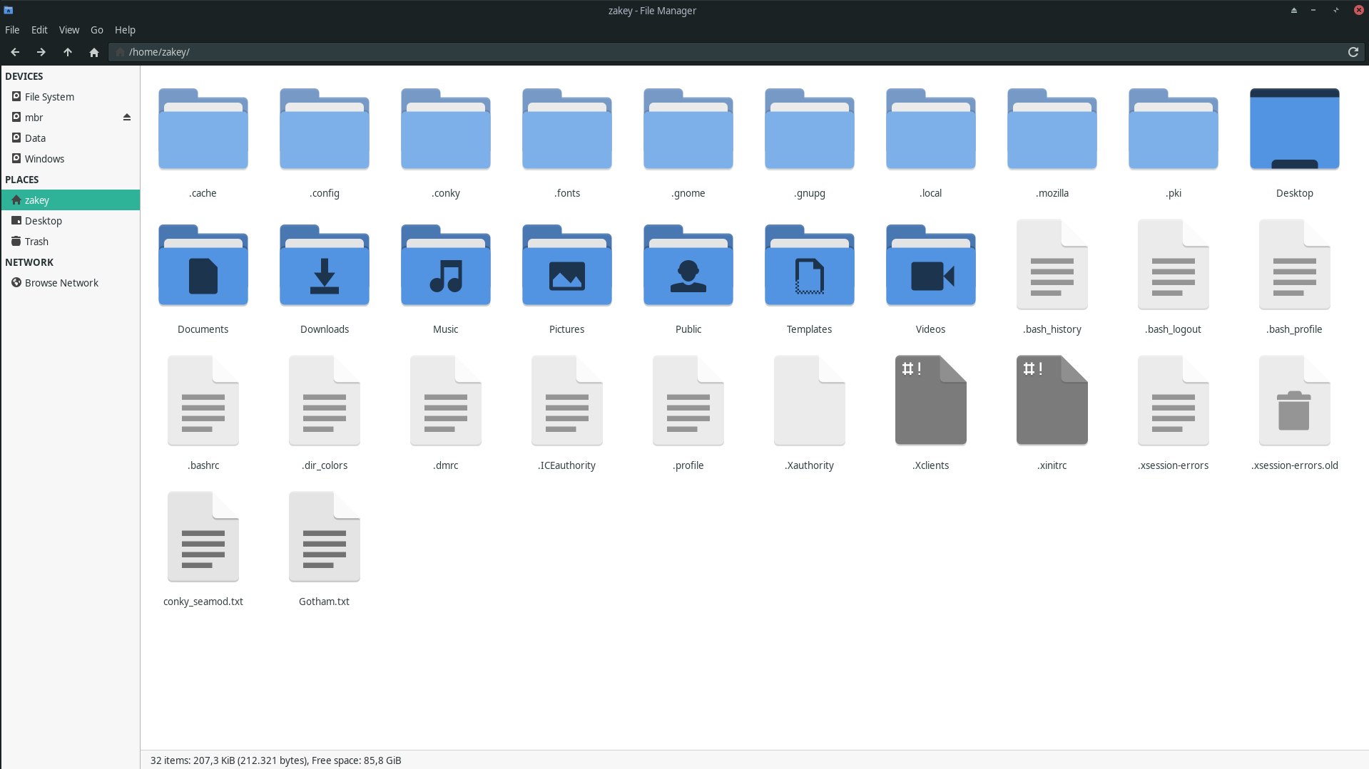 How to Install and Setup Conky on Manjaro Zakey Design