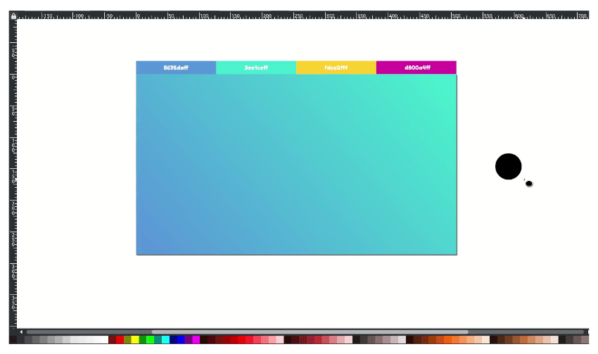 inkscape gradient on path