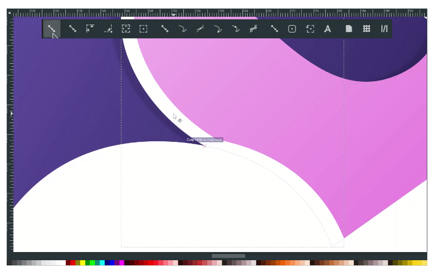 inkscape gradient snapping