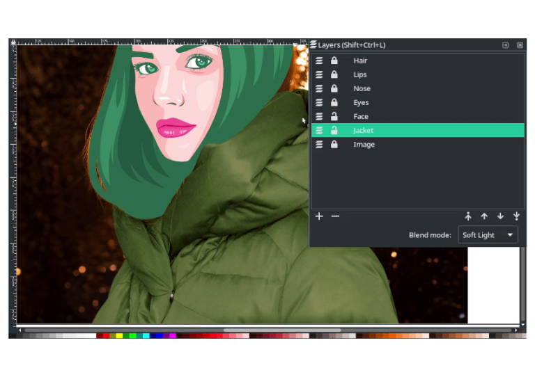 How to Create Vector Portrait Illustration in Inkscape - Zakey Design